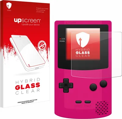 Produktbild von upscreen Schutzglas für Nintendo Gameboy Color Schutzfolie Panzer Folie Glas Display Schutz klar