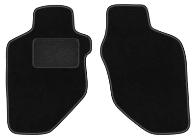 Productafbeelding van Velours voormatten voor Opel Frontera B 1998-2006 – 2-delig, zwart, op maat – Wielganizator LUX