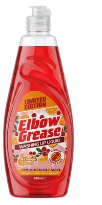 Zdjęcie produktu dla Elbow Grease - Płyn do Mycia Naczyń - Washing Up Liquid - Żurawina i Pomarańcza - 600ml
