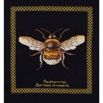 Obrázok produktu pre Krížiková súprava Thea Governor "Bumblebee Black Aida", počítaná, 17x1