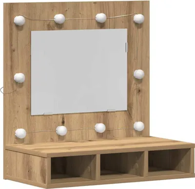 Produktbild von vidaXL Spiegelschrank Artisan-Eiche 60 x 31,5 x 62 cm Holzwerkstoff