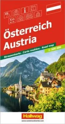 Obrázok produktu pre Hallwag Cestná mapa Rakúsko 1:500 000