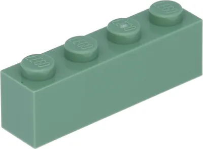 Produktbild von Lego® 250 Stück 3010 Stein Brick 1x4 Part Basic Steine 250 Sandgrün