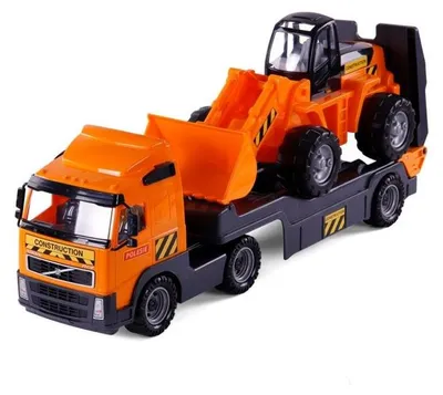 Produktbild von Polesie Volvo-LKW mit Sattelauflieger und Bulldozer
