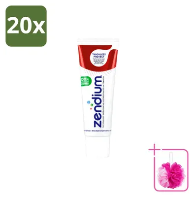 Zdjęcie produktu dla 20 sztuk pasty do zębów Zendium Tandvlees Protect, 75 ml, zestaw ekonomiczny