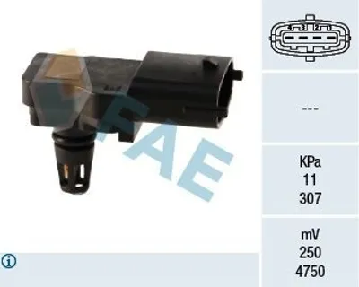 Produktbild von FAE 15036 Ladedrucksensor für OPEL Corsa D Schrägheck (S07) Saugrohr