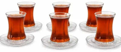 Image de Service à thé en verre Bavary 12 pièces pour 6 personnes, transparent