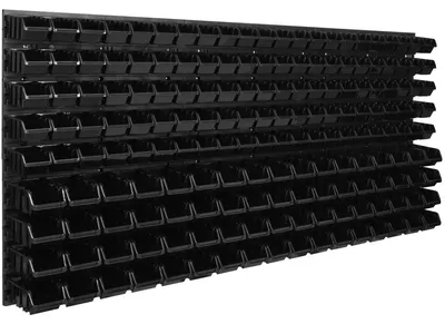 Immagine prodotto di Pannello portattrezzi da parete - 172 x 78 cm - Sistema di stoccaggio per garage - 178 contenitori