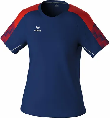 Produktbild von Erima Evo Star T-Shirt New Navy/Rot - 36