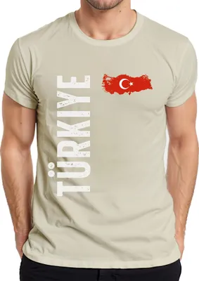 Immagine prodotto di Maglietta da uomo Turkey Flag Football Fan World Cup 2026, Nature, L