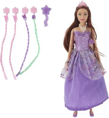 Produktbild von Besttoy - Modepuppe Lucy - mit langen Haaren - brünett
