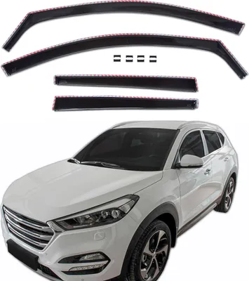 Obrázok produktu pre J&J Automotive | SCOUTT Okenné deflektory pre Hyundai Tucson 2015-9/2020 4ks