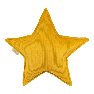 Produktbild von KraftKids Sternkissen Cord Breitcord Gelb Mustard