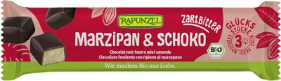 BATONIKI MARCEPANOWE Z MIODEM W CZEKOLADZIE GORZKIEJ BIO 50 g - RAPUNZEL