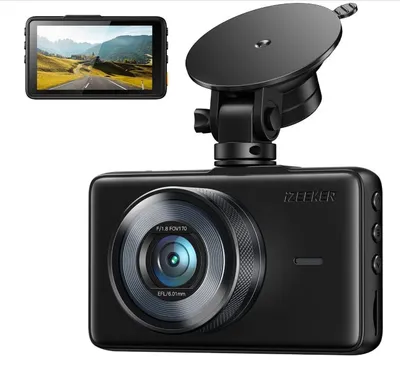 Produktbild von iZEEKER GD100PRO Dashcam 1080P Full HD mit Nachtsicht & G-Sensor | 170° Weitwinkel, 3,0 Zoll LCD, Loop-Aufnahme & Parkmodus | Unterstützt 64GB