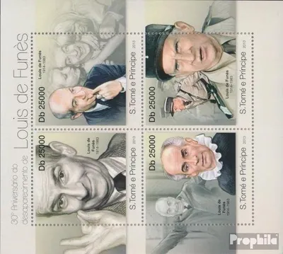 Produktbild von Briefmarken Sao Tome e Principe 2013 Mi 5031-5034 Kleinbogen (kompl. Ausgabe) postfrisch Luis de Funes