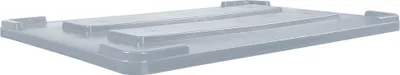 Produktbild von Stapeldeckel für Palettenbox mit Aussenrippen, LxB 1170 x 800 mm, grau