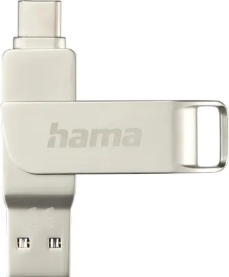 Produktbild von Hama USB-Stick C-Rotate Pro, USB-C 3.1, 32GB, Silber