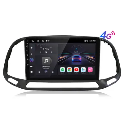 Image de Autoradio Android 15 pour Fiat Doblo 2015-2019 GPS Navi Carplay WIFI BT DAB+ SWC 6 Go + 128 Go 8 cœurs FM RDS 4G Lte Andriod Auto USB Mirror Link