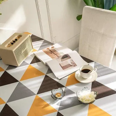 Produktbild von Famanu Tischdecke Wasserdicht - Rechteckig, Gelb, 120×160cm