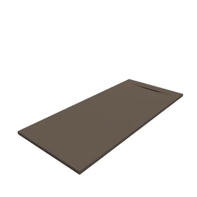 Produktbild von SANYCCES SIENA Rechteckige Duschwanne SanyDur Gel Coat 190 x 90 cm Cocoa
