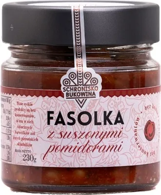 Produktbild von Bohnen mit sonnengetrockneten Tomaten 230g - Schronisko Bukowina