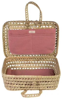 Productafbeelding van Asi Poppenmand - Accessoires voor baby-poppen - roze speelgoed