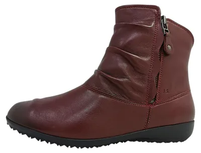 Image de Josef Seibel, modèle : Naly 24, bottines pour femmes, couleur rouge, style décontracté