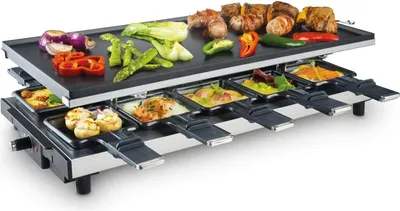 Immagine prodotto di Fritel RG 4180, 10 persone, Alluminio, Acciaio inox, Nero, Grigio, Rettangolare, Alluminio, 485 x 240 mm