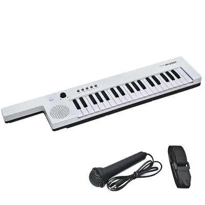 Produktbild von Kinder E-Piano Keyboard 37 Tasten, Mini Elektronik-Piano, Musikinstrument Spielzeug, ideales Geschenk für Kinder & Anfänger, Weißv