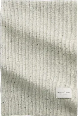 Produktbild von Marc O'Polo Schal Knitted Scarf White Baumwolle weiß