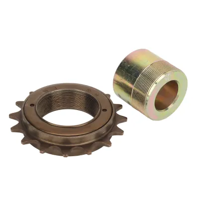 Produktbild von wolne koło 16T z adapterem 20 mm, zamiennik, lekki, łatwy w montażu zestaw adaptera koła zamachowego do elektrycznych rowerów trójkołowych, motocykli, gokartów