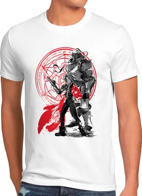 Produktbild von style3 Edward + Alphonse Herren T-Shirt fullmetal japan anime cosplay roy brotherhood