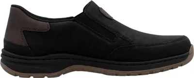 Imagen del producto de Zapatos de hombre Rieker, tipo pantufla, color negro, para uso casual