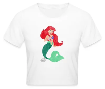 Produktbild von Arielle Vintage Look Crop Top, S, Weiß