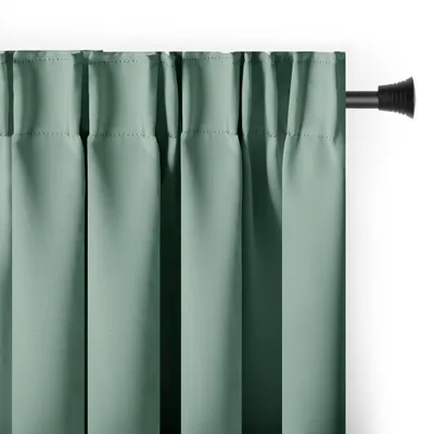 Produktbild von Gardine Kräuselband Multifunktionsband 140x270 cm Mint Vorhang Einfarbig Verdunklungsvorhang Aufhängung Pleat