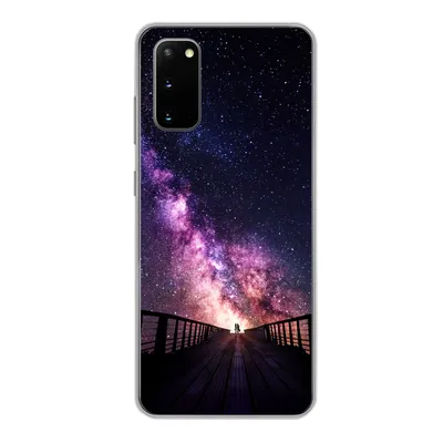 Produktbild von MuchoWow® Handyhülle Schutzhülle Hülle für Samsung Galaxy S20 Universum - Galaxie - Lila - Jungen - Mädchen - Kinder Silikon Softcase Handy Hülle - Bild