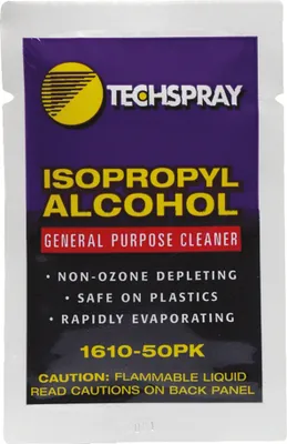 Obrázek produktu pro Techspray čisticí hadříky namočené, jeden hadřík 1610-50PK (balení 50 ks)