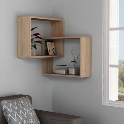 Produktbild von Skye Decor, Ring - Sonoma Oak, Wandregale, Sonoma-Eiche, 68 x 68 x 60 cm