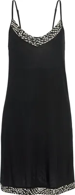 Produktbild von LASCANA Negligé schwarz-weiß gemustert Größe 32/34