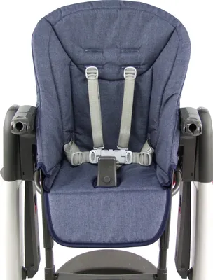 Produktbild von BAMBINIWELT Bezug Kissen Ersatzbezug Sitzkissen für Peg Perego Tatamia oder New Born blau meliert