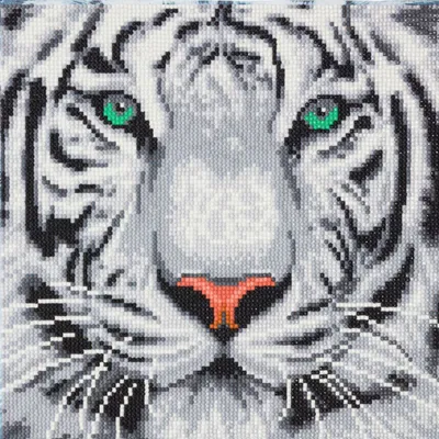 Produktbild von CRAFT Buddy White Tiger, Bastelset für Kinder, 6 Jahr(e), Mehrfarbig