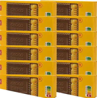 Produktbild von Bahlsen Leibniz Keks Choco Edelherb VPE (12x125g Packung)