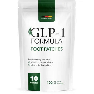 Produktbild von GLP-1 Formula Foot Patches | Mit natürlichen Inhaltsstoffen | Leicht in der Anwendung | 10 Pflaster pro Packung
