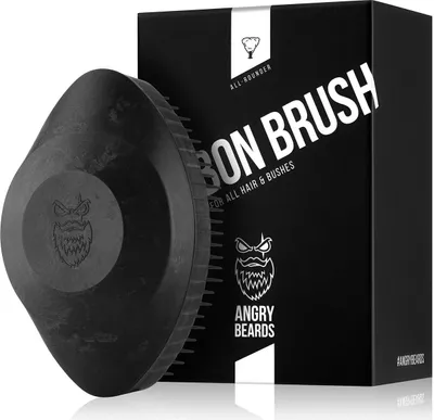 Zdjęcie produktu dla Angry Beards - najlepsza szczotka węglowa do profesjonalnej pielęgnacji włosów i brody