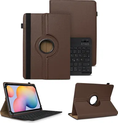 Produktbild von Schutzhülle Tastatur für Xiaomi Pad 7 / 7 Pro Tasche Bluetooth Hülle QWERTZ CaseFarben:Braun