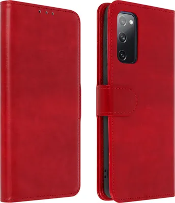 Obrázek produktu pro Flipové pouzdro s funkcí stojánku a peněženkou pro Samsung Galaxy S20 FE - červené