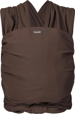 Produktbild von HOPPEDIZ Babytragetuch Elastisches Tragetuch für Neugeborene ab Geburt - aus 100 % Baumwolle marone 5,40 x 0,50 m