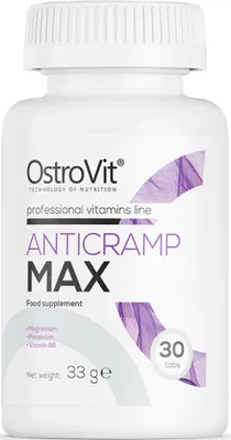 Produktbild von OstroVit AntiCramp MAX Nahrungsergänzungsmittel gegen Muskelkrämpfe, Müdigkeit & zur Nervenberuhigung