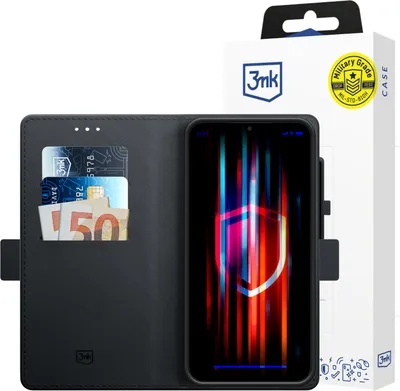 Obrázok produktu pre 3MK Wallet Case, Puzdro s peňaženkou, Samsung, Galaxy A34 5G, 16,8 cm (6.6"), Čierna